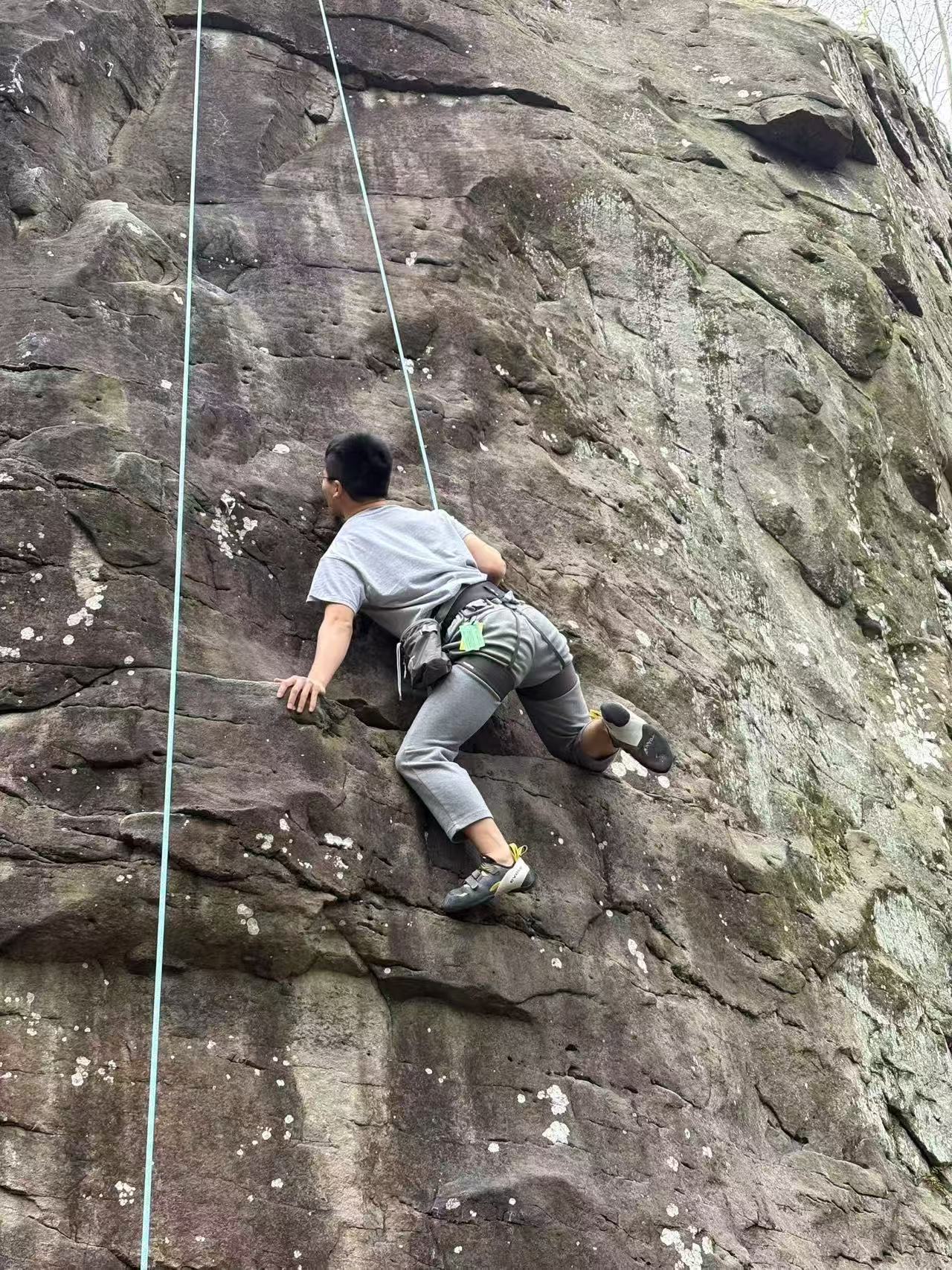 Rock climbing